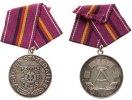 DDR Verdienstmedaille -- Zivildienstverteidigung, ca. 34,5 MM -