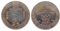 Kroatien 5 Kuna KN 500 J. Zengg -