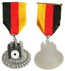 Schützen nach 1945 Teilnehmerplakette am Band -- Deutsche Meisterschaft 1994, ca. 37 x 37,5 MM -