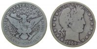 USA 1/2 Dollar Ag Barber -