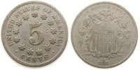 USA 5 Cents KN Shield Nickel -