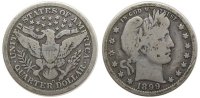 USA 1/4 Dollar Ag Barber, O (New Orleans) -