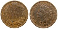 USA 1 Cent Br Indian Head -