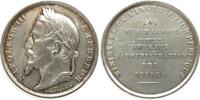 Napoleon Medaille Silber Napoleon III (1852-1870) Schulverwaltung, Büste nach links / Ministere de L Instruction Públique - Loi du 1 Mai 1802 - Bu -