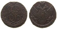 Rußland 5 Kopeken Ku Katharina II (1762-96),EM Ekaterinburg, Uzdenikov 2851, feiner Kratzer -