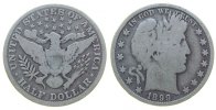 USA 1/2 Dollar Ag Barber -
