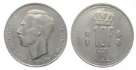 Luxemburg 10 Francs KN Jean I, Schön 41 -