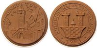Porzellan Medaille Porzellan Rothenburg ob der Tauber - Klingentor, ca. 41,5 MM -