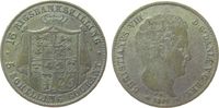 Dänemark 16 Rigsbankskilling Ag Christian VIII, 5 Schilling Courant -