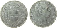 Italien 2 Lire Ag Umberto I -