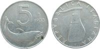 Italien 5 Lire Al Delphin -