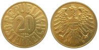 Österreich 20 Groschen AlBr . -