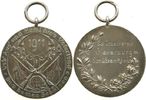 Schützen tragbare Medaille Silber Vienenburg - Niedersachsen, dem besten Schützen, 33 MM -