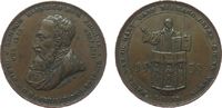 Reformation / Religion Medaille 1839 Bronze Leipzig - auf 300 Jahre Einführung der Reformation, Brustbild Herzog Heinrich des Fromme nach links /...