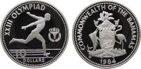 Bahamas 10 Dollar Ag Olympiade Sprinter -
