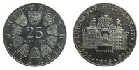 Österreich 25 Schilling Ag Hildebrandt, kleiner Randfehler -