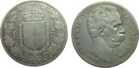 Italien 5 Lire Ag Umberto I, R (Rom) -