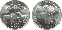 Italien 500 Lire Ag Vergil -