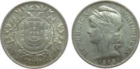 Portugal 50 Centavos Ag Republik -