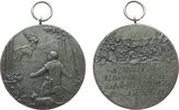 Schützen tragbare Medaille WM II. Ritter - Ehrenkettenschießen, V.e.J.u.Sch.M. (Gravur), knieender Jäger mit ausgebreiteten Armen und Hund vor Hirsch mit K -