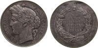 Frankreich Medaille Silber Verteidigungsministerium - Prämienmedaille für Schützen, Kopf der Marianne nach links / Mehrzeiler im Kranz von Schützen, -