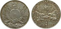 Schützen Jeton Kupfer versilbert Solothurn 1840, Tir fédérale Soleure, mittlerer Zweig 5 Blätter, Hutkrempe neigt sich nach hinten / links vom -