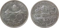 Ungarn 200 Forint Ag Zentralbank, fleckig -