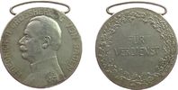 vor 1914 Verdienstmedaille Silber Friedrich II. (1907-1918) Baden - für Verdienst, Büste nach links / Schrift im Kranz, ca. 38,5 MM, ca. 29,37 Gramm, klein -