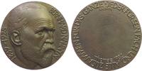 Medicina in nummis Medaille Bronze Naunyn Bernhard 1839-1925 - Internist, Pathologe und Pharmakologe, Büste nach rechts / Umschrift - JEDER FÜR SEIN FACH UN -
