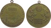 Österreich tragbare Medaille Bronze Eislaufverband Meisterschaft - Herrenkunstlaufen, Mehrzeiler in Landschaft und aufgehender Sonne / Mehrzeiler in Signet, -