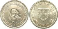 Portugal 10 Escudos Ag Heinrich der Seefahrer -