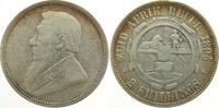 Südafrika 2 Shilling 1894 Ag Paul Kruger, Zuid Afrikaansche Republik s/ss