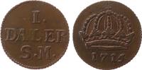 Schweden Daler Ku Carl XII, Notgeld -