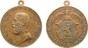Heidelberg tragbare Medaille Bronze Friedrich Großherzog von Baden - auf das 500 Jubiläum der Universität Heidelberg, v. Lauer, ca. 33,5 MM, mehrere Randstöß -