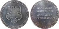 Reformation / Religion Medaille 1967 Silber Wartburg zu Eisenach - 900 Jahre Wartburg, 450 Jahre Reformation, ca. 26,5 MM, ca. 8,7 Gramm, feines ...