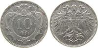 Österreich 10 Heller Ni Franz Joseph I,J374 -