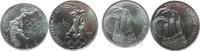 San Marino 1500 Lire Ag Sommerolympiade, zwei Münzen -