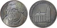 Reformation / Religion Medaille o.J. (1983) Silber Luther Martin (1483-1546) - Lutherjahr 1983, Brustbild halblinks / Schlosskirche zu Wittenberg...