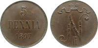 Finnland 5 Pennia Ku . -