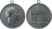 vor 1914 tragbare Medaille Zinn Maximilian IV. (I.) Joseph (1799-1825) - auf sein 25-jähriges Regierungsjubiläum, Büste nach rechts / Triumphbogen mit Regi -