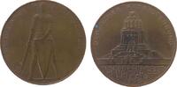 vor 1914 Medaille Bronze Völkerschlachtdenkmal - des deutschen Patriotenbundes zur 100 Jahrfeier des Völkerschlachtdenkmals, Leipzig, Denkmal / Ri -