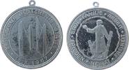 Städte Medaille 1967 Aluminium Friedland - Gedächnisstätte, Heimkehrerdenkmal / männliche Gestalt im langen Mantel übersteigt einen Stacheldrahtz...