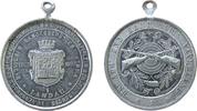 Schützen tragbare Medaille Aluminium Landau (Pfalz) - auf das XVI. Verbandsschießen, und 25jährigem Jubiläumsschießen, Hab Aug und Hand fürs Vaterland - zw -
