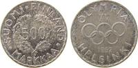 Finnland 500 Markka Ag Olympiade, Patina -