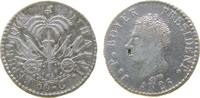 Haiti 50 Centimes Ag Boyer Type, AN26, poröser Schrötling / Schrötlingsfehler -