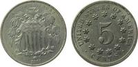 USA 5 Cents KN Shield Nickel -