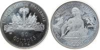 Haiti 50 Gourdes Ag Olympiade Montreal, Patina -