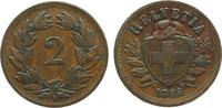 Schweiz 2 Rappen 1866 Br HMZ 1213 ss