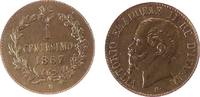 Italien 1 Centesimo Ku Emanuel II, M (Mailand) -