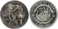 Liberia 5 Dollar KN Olympiade Sydney, Speerwerfer, größerer Durchmesser: 40,5 MM -
